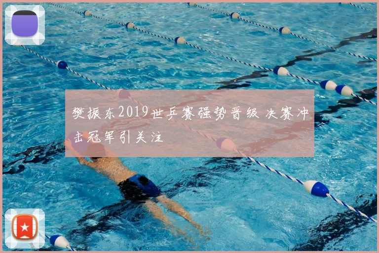 樊振东2019世乒赛强势晋级 决赛冲击冠军引关注